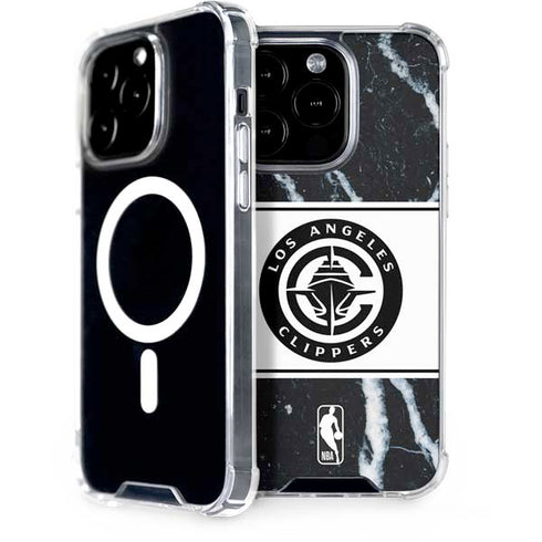 NBA LA Clippers Marble iPhone 15 Pro MagSafe Case